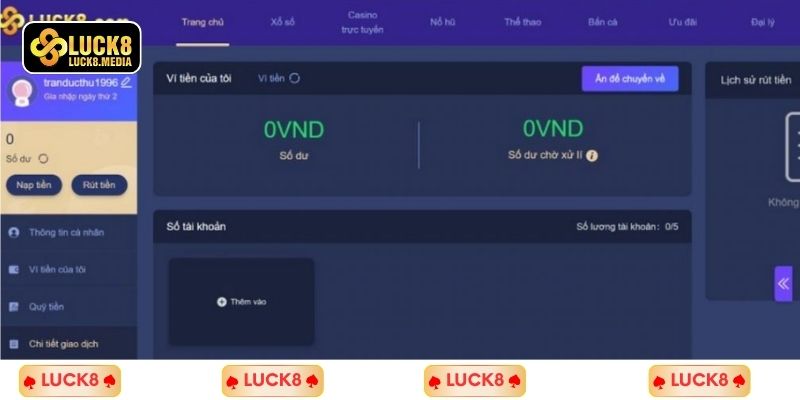 LUCK8 | Nạp Tiền Luck8 - Hướng Dẫn Thao Tác Ai Cũng Làm Được 4 Các điều khoản cần đọc trước khi thực hiện nạp tiền